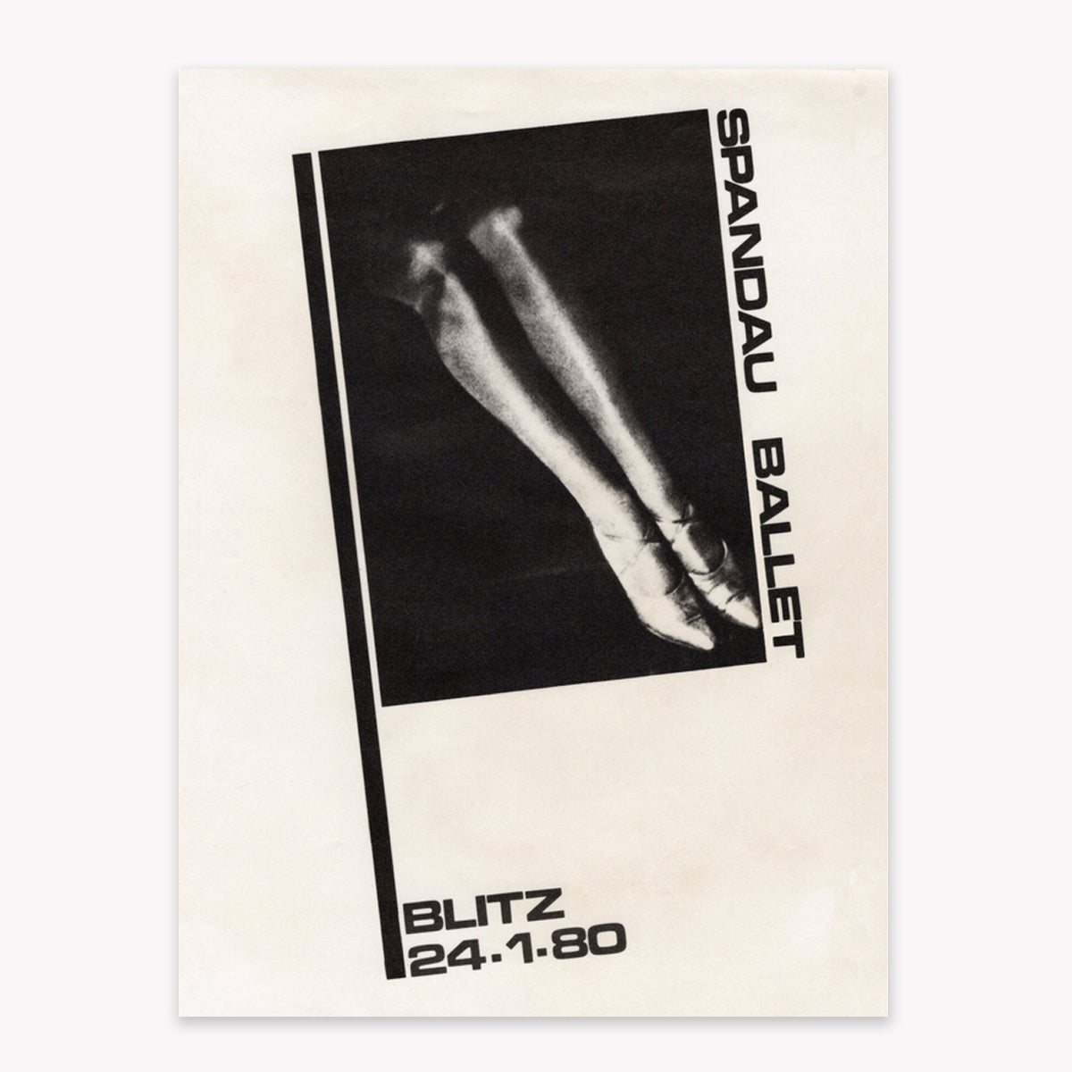 Blitz Exhibition Flyer Poster - Spandau Ballet