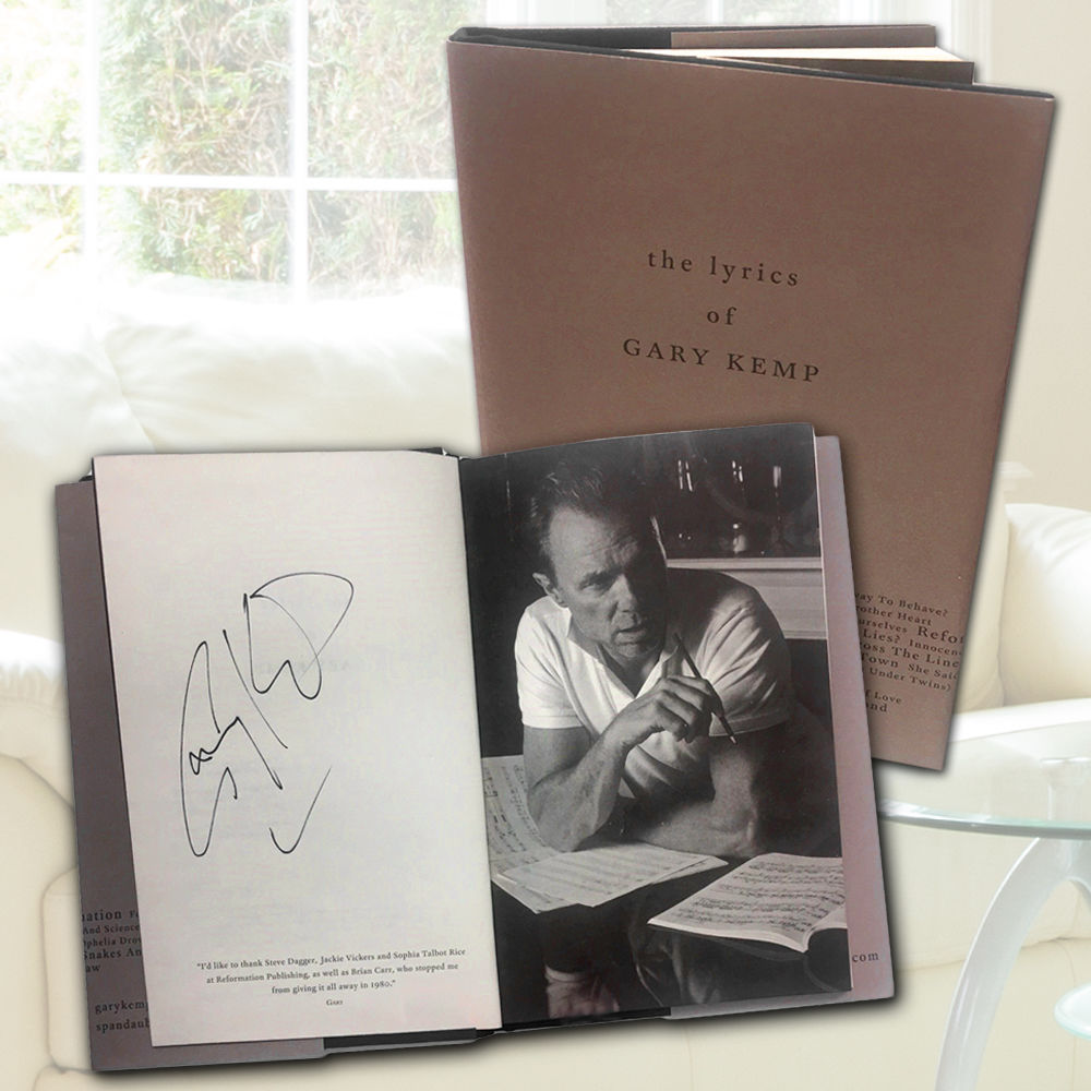 Gary Kemp - The Lyrics Of Gary Kemp (Exclusive Hand Signed Edition)