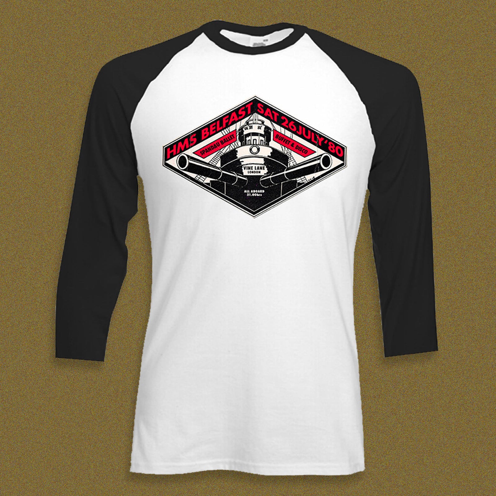 HMS Belfast Baseball Shirt