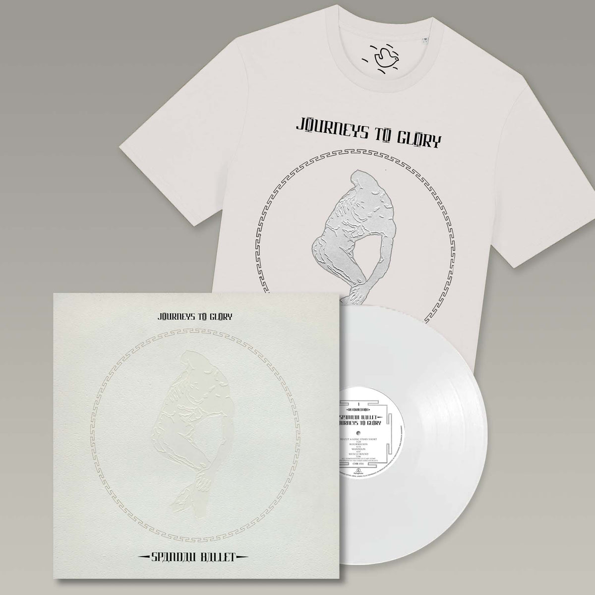 Journeys By Glory White Vinyl & Tee Bundle