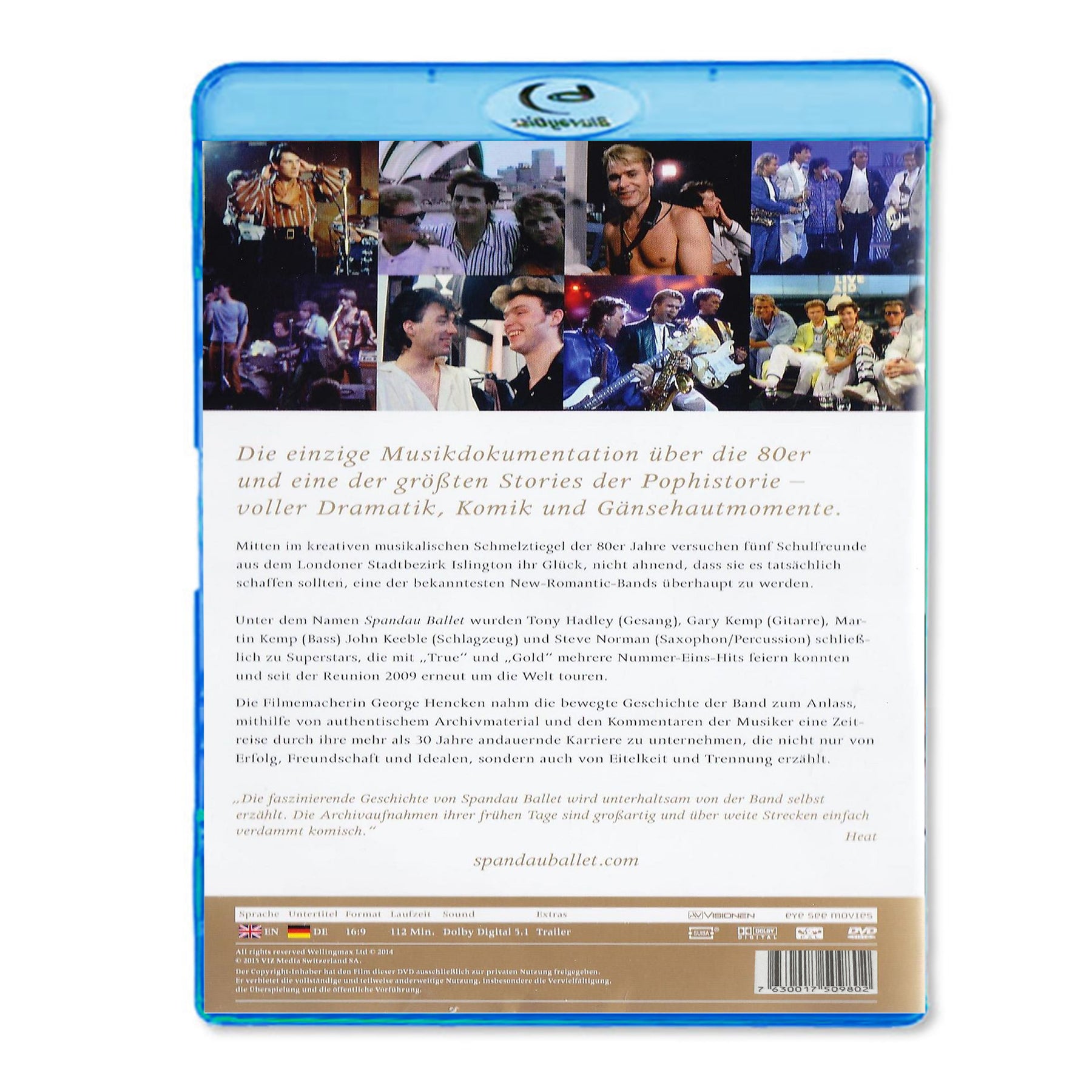 Spandau Ballet - Spandau Ballet Soul Boys Of The western World Blu-ray (German Edition)
