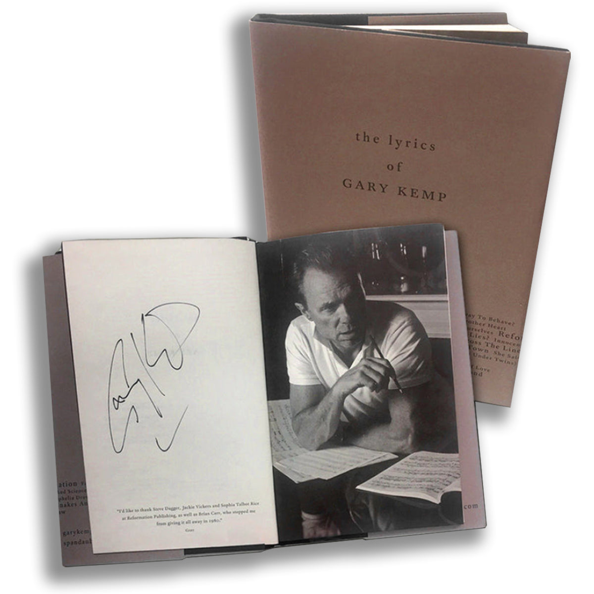 The Lyrics Of Gary Kemp (Exclusive Hand Signed Edition)